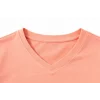 Genç Erkek Çocuk V Yaka Tişört Model - Toz Pembe