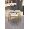 Gold Tel Zigon Beyaz 3lü