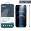 GOR iPhone 12-12 Pro 6.1 9D Hardening Tempered Full Cam Ekran Koruyucu-(5775)