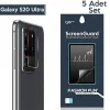 GOR Samsung Galaxy S20 Ultra  Kamera Lens Koruyucu 5 Adet-(5775)
