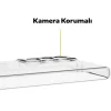 GOR Samsung Galaxy S21 Kılıf Kamera Korumalı Şeffaf Silikon Kılıf-(5775)