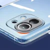 GOR Xiaomi Mi 11 Kılıf Kamera Korumalı Şeffaf Silikon Kılıf-(5775)