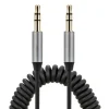 Griffin Spiral Araç Ses Aktarım Kablosu Aux Kablo 2/3mm-(5775)