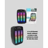 GTS 1793 Işıklı 6.5 İnç Kablosuz Hoparlör Bluetooth, USB ve FM Özellikli