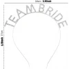 Gümüş Kaplama Kristal Taşlı Team Bride Taç 16x17 cm