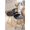 Gümüş Metal Zigon Bendir Siyah 3lü