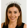 Gümüş Renk Team Bride Taç Plastik – Gelin ve Nedime Tacı