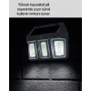 Güneş Enerjili Bahçe ve Duvar Aydınlatma – BK-618-3 LED Lamba