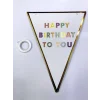 Happy Birthday To You Flama Bayrak Süs
