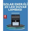 Hareket Algılamalı Solar LED Güvenlik Lambası