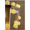 Hasır Toplar Led Işık 2 metre GÜN IŞIĞI Dekor Lambası