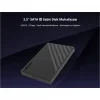 HIKSEMI HS-HUB-MHB201 USB3.0 25" Disk Kutusu. (SSD ve HDD Destekler 5Gbps Siyah Win Mac-OS Linux Android)(1923)