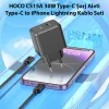 HOCO CS15A 30W Type-C Şarj Aleti + Type-C to iPhone Lightning Kablo Seti-(5775)