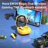 Hoco EW28 Bluetooth 5.3 Magic True Wireless Gaming TWS Bluetooth Kulaklık-(5775)