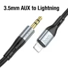 HOCO UPA22 iPhone Lightning to 3.5mm AUX Ses Aktarım Kablosu-(5775)