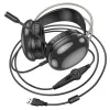HOCO W109 Plus Rich USB7.1 Gaming Kulaküstü Kulaklık-(5775)