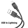 HOCO X101 USB to iPhone Lightning 2.4A Hızlı Şarj ve Data Kablosu-(5775)