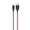HOCO X21 Plus USB to iPhone Lightning Silikon Hızlı Şarj ve Data Kablosu-(5775)