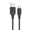 HOCO X90 USB to Type-C 3A Silikon Hızlı Şarj ve Data Kablosu-(5775)