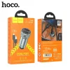HOCO Z49 Çift USB Girişli Araç Şarj Başlık + USB To iPhone Lightning Kablo-(5775)