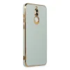 Huawei Mate 10 Lite Kılıf Volet Silikon - Açık Yeşil