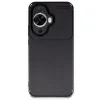 Huawei Nova 12s Kılıf Auto Focus Karbon Kapak - Siyah