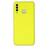 Huawei P30 Lite Kılıf Nano İçi Kadife Silikon - Sarı