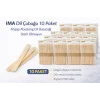 İMA Dil Çubuğu 50 Adet Ahşap Abeslang Steril Olmayan Tahta Dil Basacağı 10 Paket