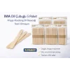 İMA Dil Çubuğu 50 Adet Ahşap Abeslang Steril Olmayan Tahta Dil Basacağı 5 Paket