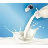 İnek Tasarımlı Sevimli Cam Suluk - Süt Şişesi 1000 ML