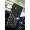 İnfinix Hot 30 5g Kılıf Pars Lens Yüzüklü Silikon - Kırmızı