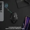 İNPHİC PM6 Kablosuz Fare Şarj Edilebilir Sessiz Kullanım 2.4G 500 mAh USB Mouse-(5775)