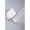 İOS Uyumlu Type-C Girişli Hızlı Şarj 15/15 Pro Max Adaptör ve Kablosu