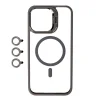 IP 15 Pro – Kılıf Kamera Lens Korumalı Standlı Lensli Kapak