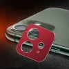 iPhone 11 6.1 3D Metal Kamera Koruyucu Metal Lens-(5775)