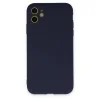 İphone 11 Kılıf Nano İçi Kadife Silikon - Lacivert