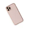 İphone 11 Pro Kılıf Coco Deri Silikon Kapak - Pudra