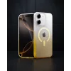 iPhone 11 Pummel Shiny Magsafe Kılıf - Gold