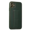 İphone 12 Kılıf Coco Deri Standlı Kapak - Yeşil