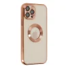 İphone 12 Pro Kılıf Slot Silikon - Rose Gold
