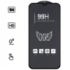 iPhone 12 Pro Max 6.7 3D Full High Aluminum Tempered Cam Ekran Koruyucu-(5775)