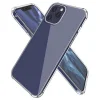 İPhone 12 Pro Max 6.7 Anti-Drop Silikon Kılıf Shockproof Şeffaf  kılıf-(5775)