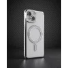 iPhone 13 - Kılıf - Joke Simli Magneticsafe - Gümüş
