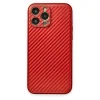 İphone 13 Pro Kılıf Coco Karbon Silikon - Kırmızı
