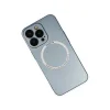 İphone 13 Pro Kılıf Jack Magneticsafe Lens Silikon - Sierra Blue