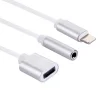 iPhone 14-13-12-11 3.5mm Kulaklık ve Şarj Dönüştürücü-(5775)