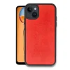 İphone 14 Kılıf Aras Deri Kapak - Kırmızı