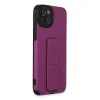 İphone 14 Plus Kılıf Mega Standlı Silikon - Mor