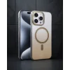 iPhone 14 Pro Max Glossy Magsafe Kılıf - Çöl Titanyum