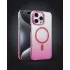 iPhone 14 Pro Max Glossy Magsafe Kılıf - Pembe